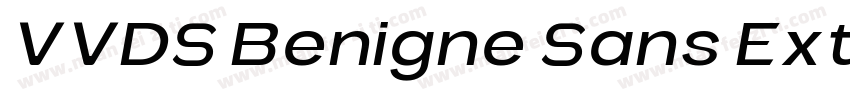 VVDS Benigne Sans ExtraLight字体转换